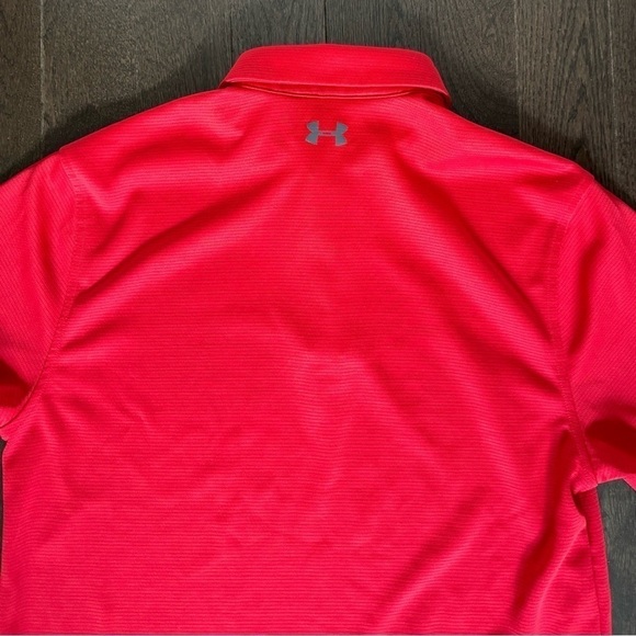 Under Armour Men's Technical Polo Golf Shirt, Medium, UA Logo, Breathable Top - Picture 4 of 6